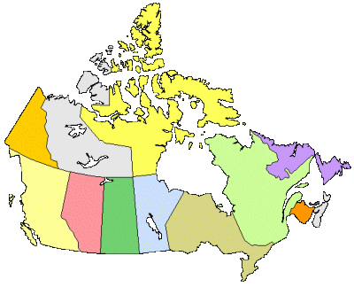 Map of Canada